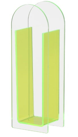 Acrylic Vase Transparent Colorful Living Room Dry Flower Geometric Flower Vase