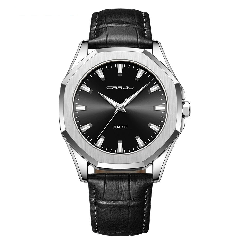 Simple Waterproof Round Casual Quartz Watch