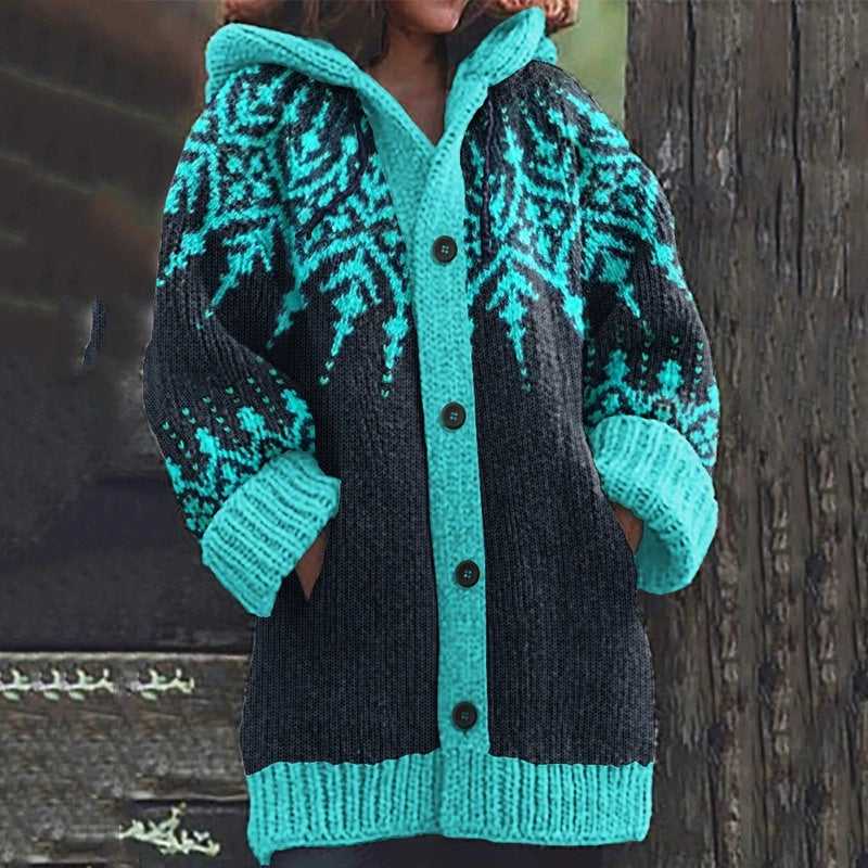 New Animal 3D Printed Casual Hooded Cloak Jacket