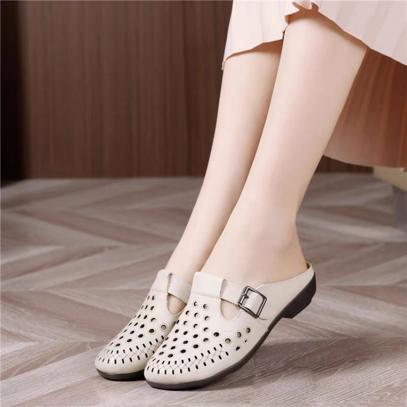 Toe Cap Semi Slipper Women's Summer Outerwear