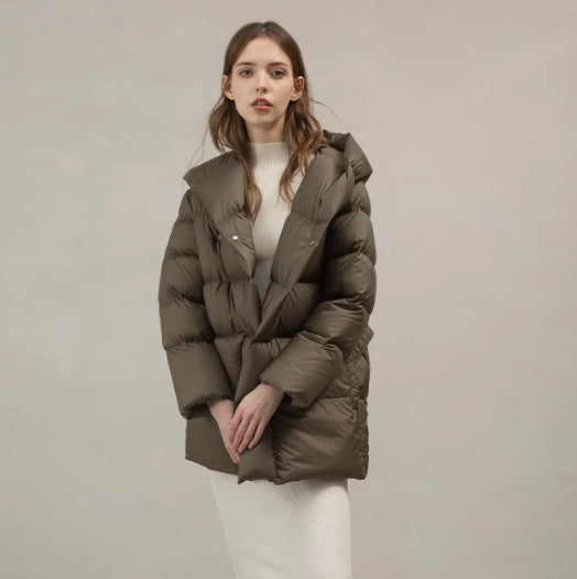 Women's Waist-Defining Short Down Jacket 2023