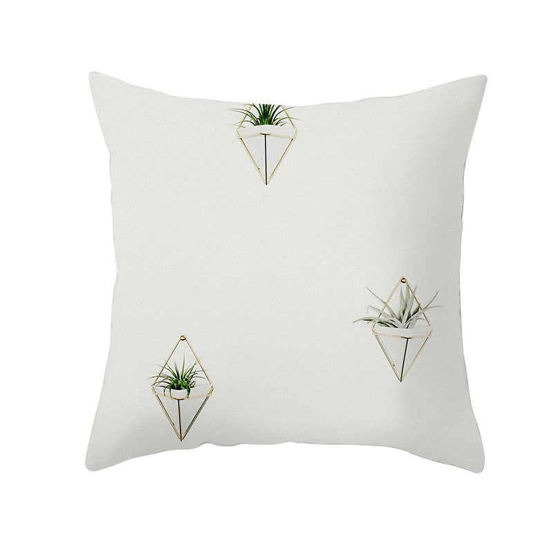 Tropical Plants Pillowcase Decor