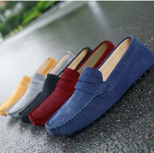 Men's Genuine Leather Peas Shoes