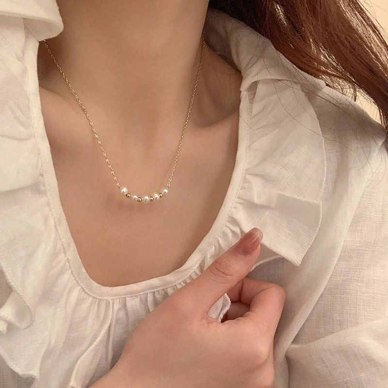Design Small Net Red Non-fading Titanium Steel Clavicle Chain