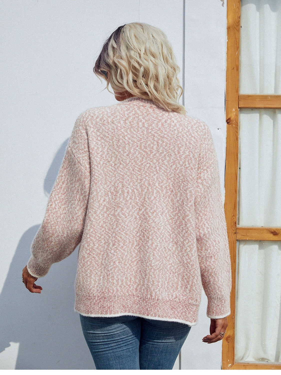 Women Button Down V-Neck Cardigan with Pockets