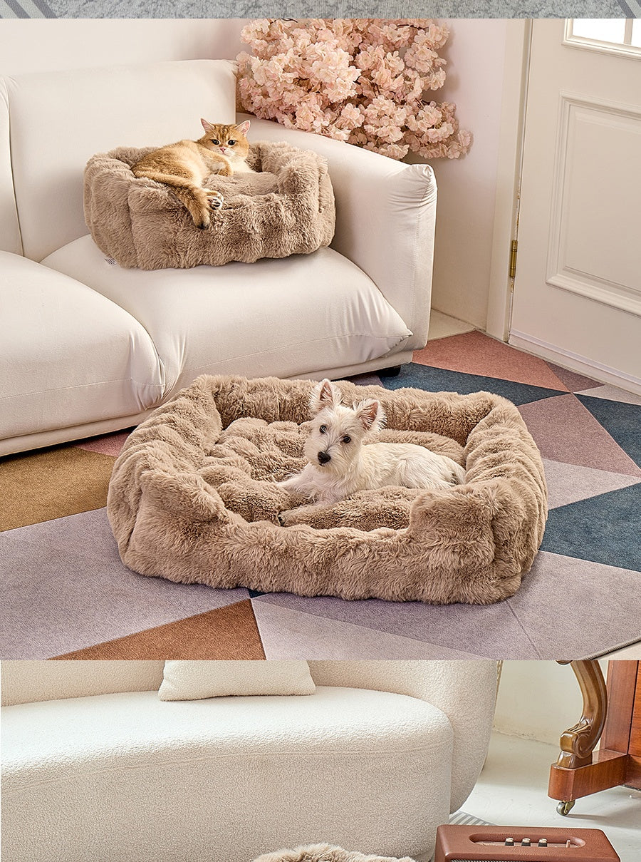 Bubble Plush Square Bed
