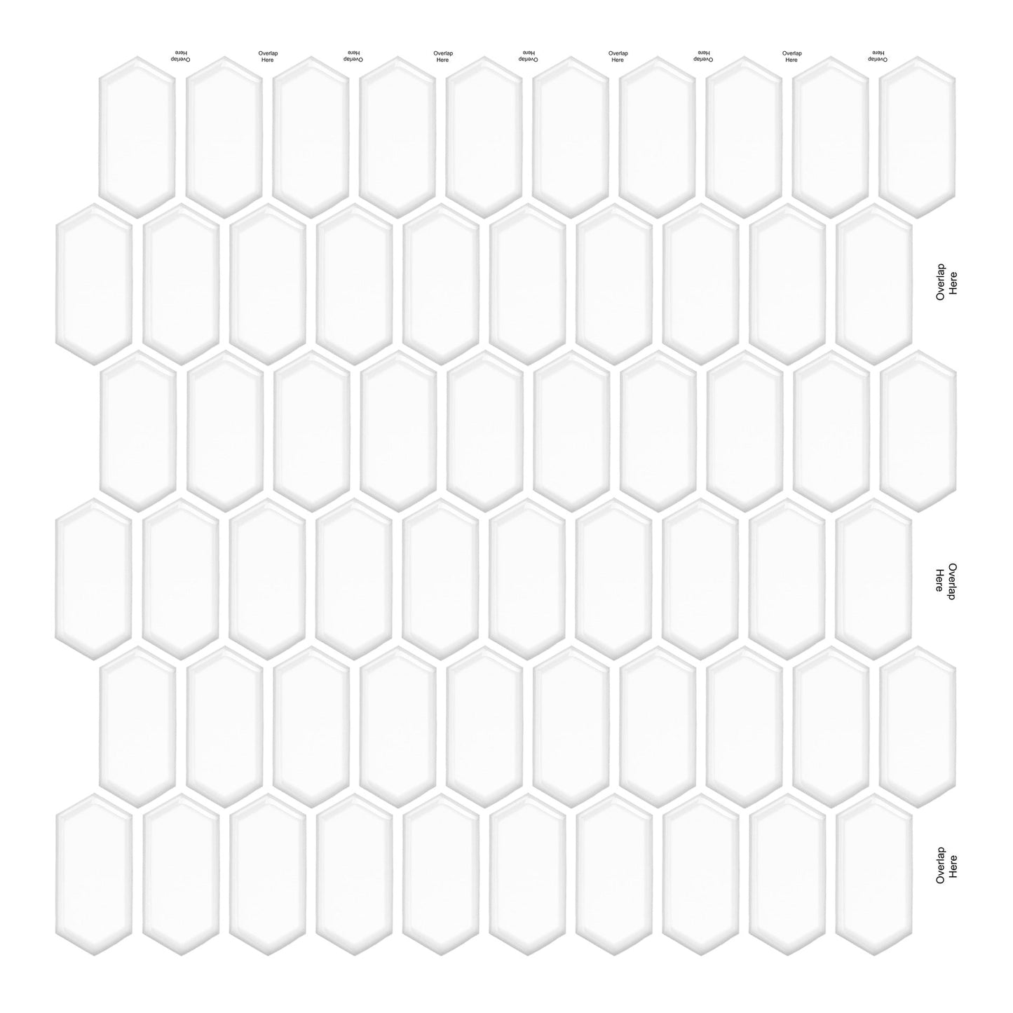 3D Self-adhesive Crystal Epoxy Wall Stickers For Kitchen Decor