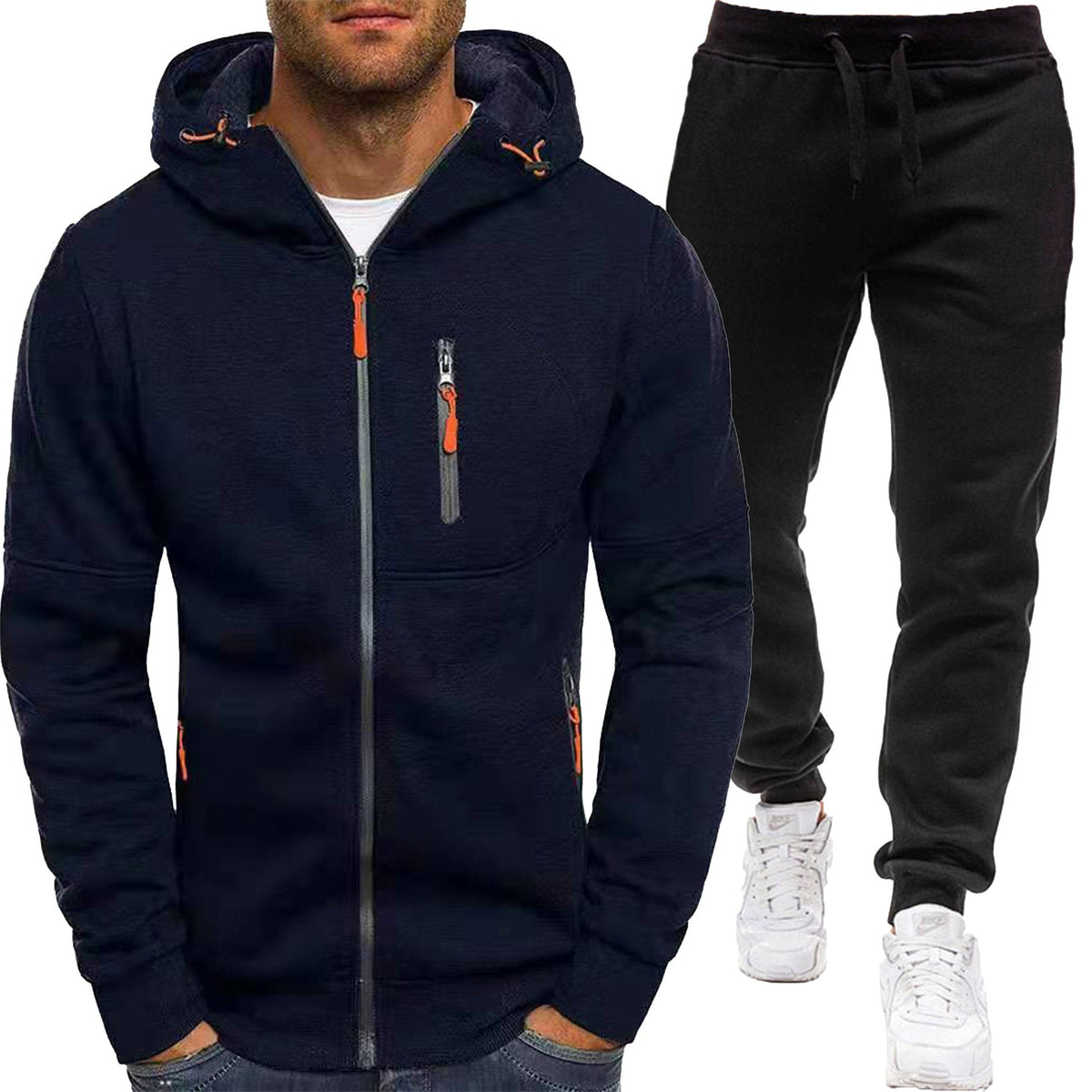 2026 FallWinter New Mens Set Casual Hooded Sweatshirt Sportswear