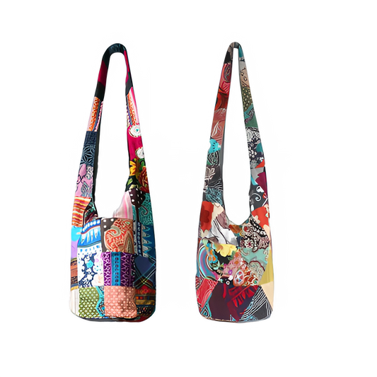 Bohemian Patchwork Women Sling Shoulder Crossbody Bags Fringe Vintage Women's Handbags Purses Bag Bags