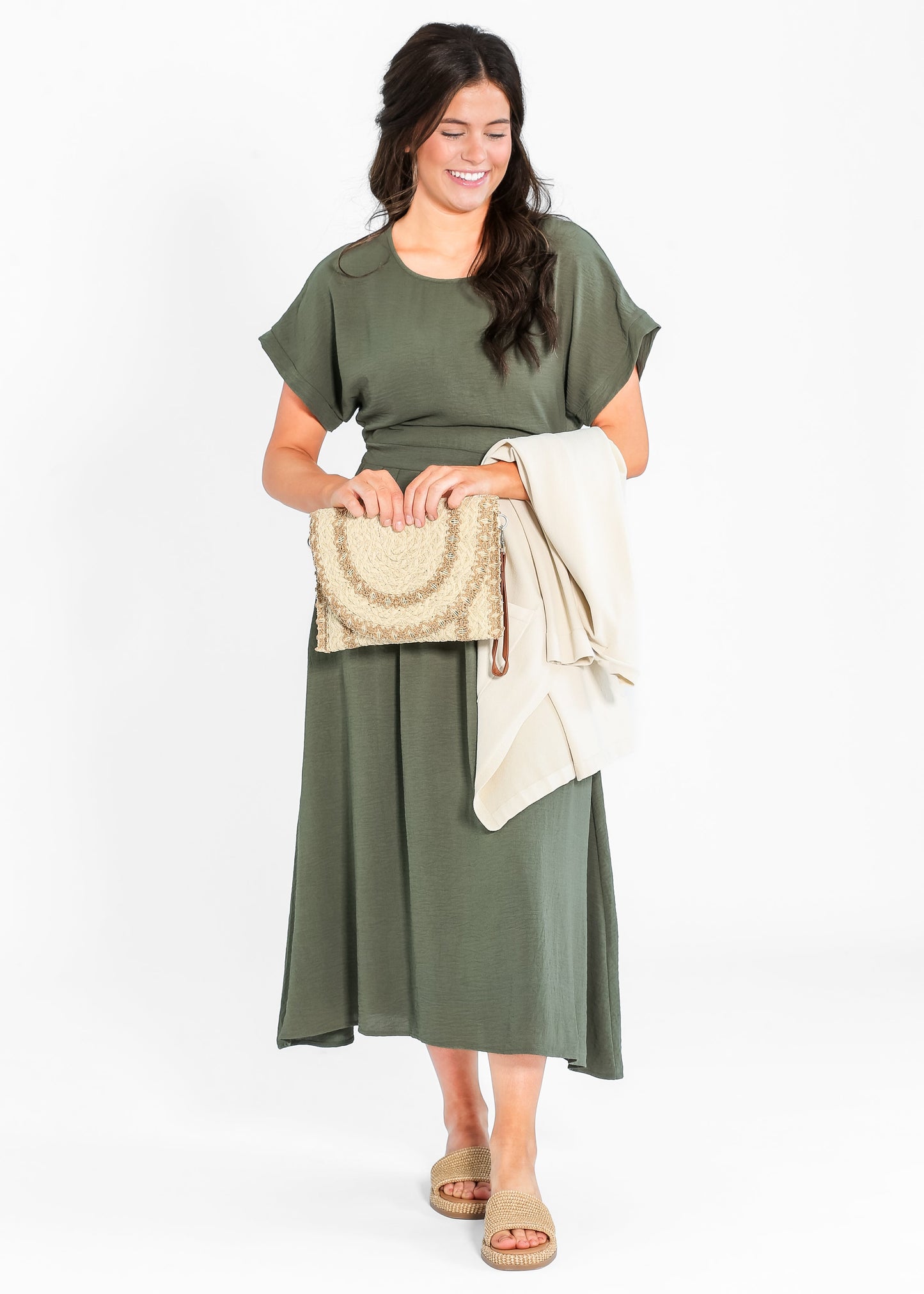 DOORBUSTER - Cassia Midi Dress - FINAL SALE