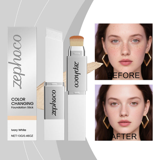 2-in-1 Color-Changing Foundation Stick Ivory White