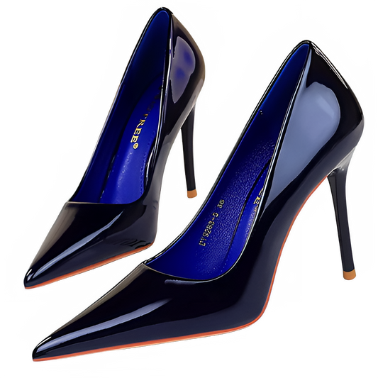 BIGTREE Shoes Patent Leather Women Pumps Sexy High Heels Pointed Lady Party Shoes Stilettos Women Heels Fashion Wedding Shoes