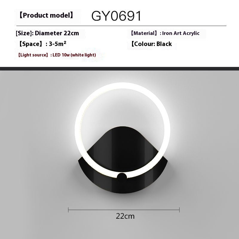 Creative Wall Lamp Simple Modern Bedroom Bedside Lamp