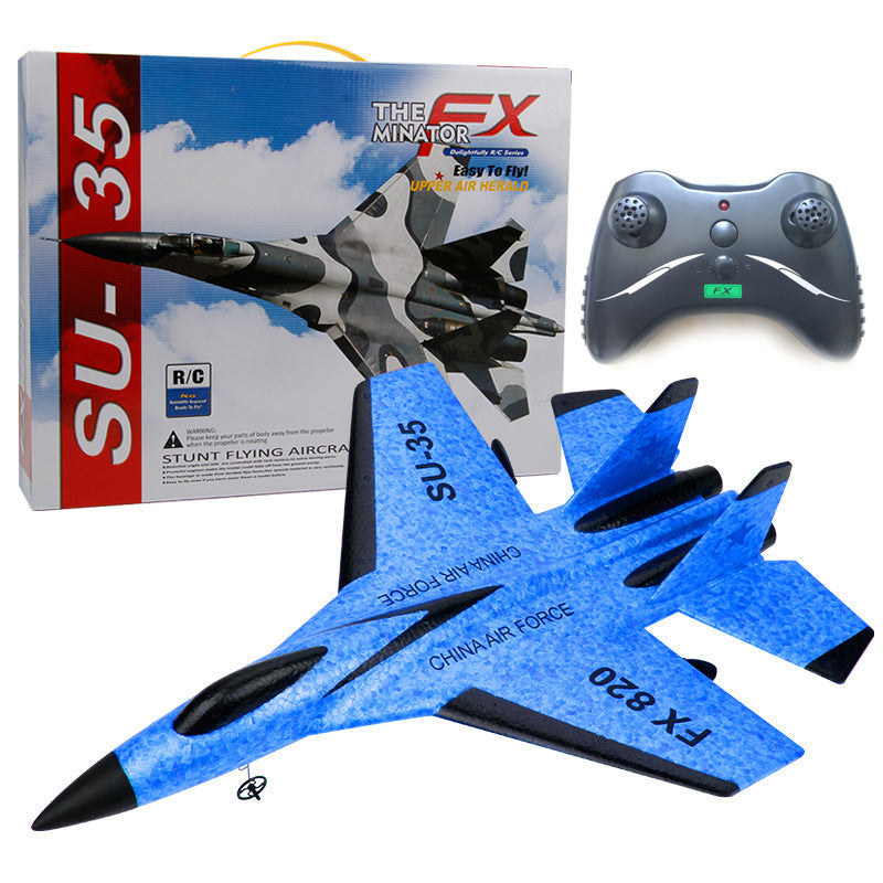 SU35 Remote Control AircraftFX820 remote control fighter fixed wing glide foam children's model airplane