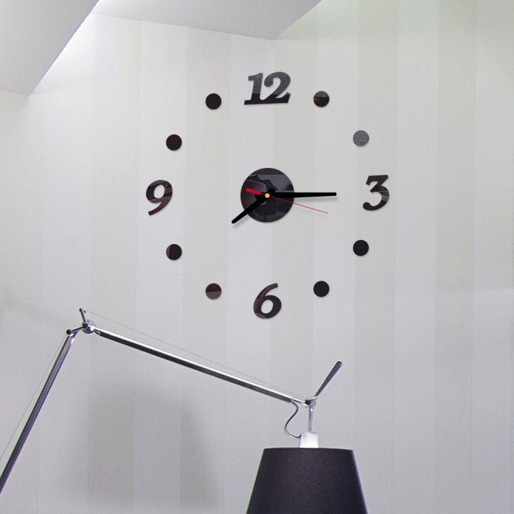 Creative Acrylic Silent Mirror Decorative Wall Clock