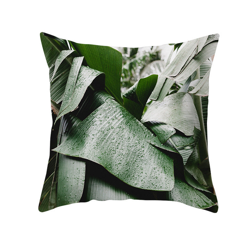 Tropical Plants Pillowcase Decor