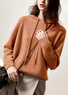 Autumn And Winter Thickening Knitted Hat Loose Sweater