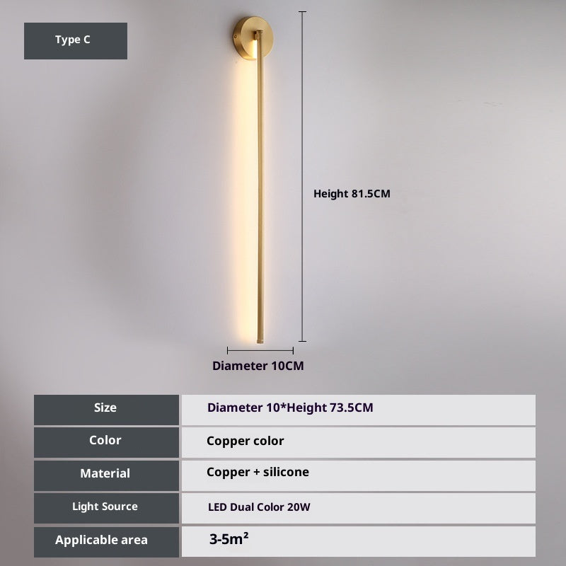 Creative Minimalist Background Wall Lamp