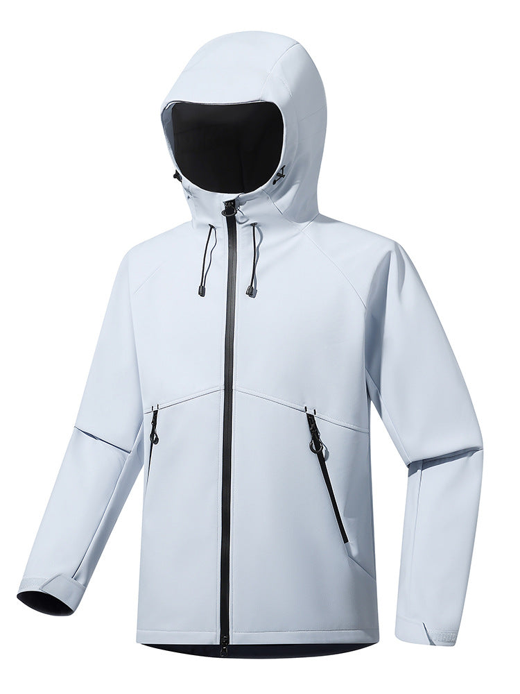 Men's Softshell Jacket 2026 New Spring And Autumn Windproof Waterproof Outdoor Sports Mountaineering Jacket Couple's Coat