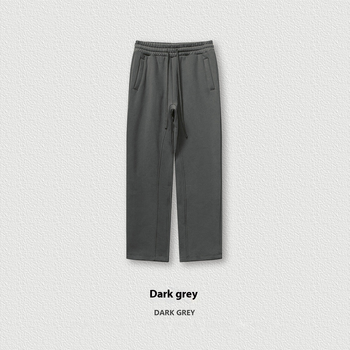 Solid Color Loose Track Pants Velvet Thickened Casual Pants