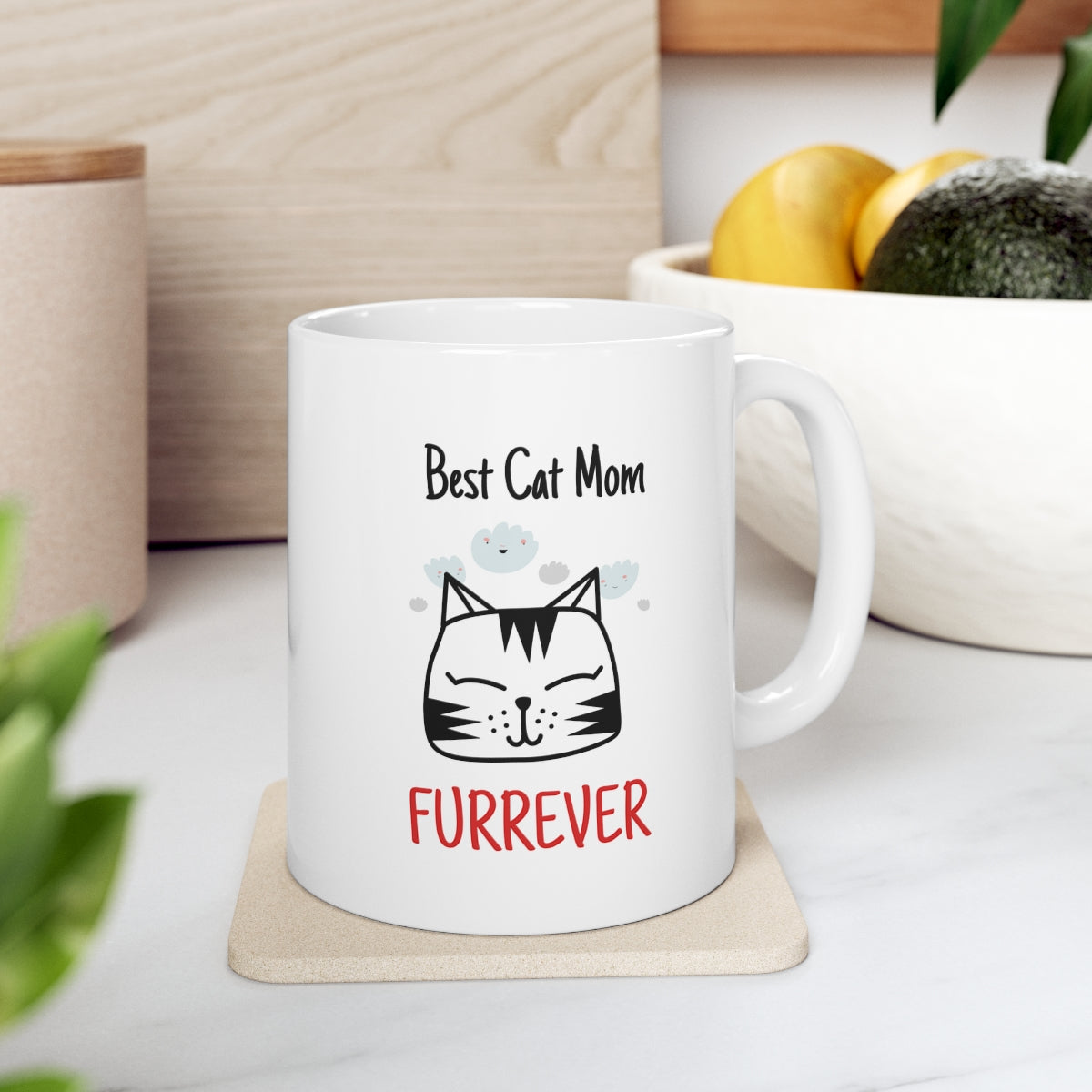 Best Cat Mom Furrever Mug