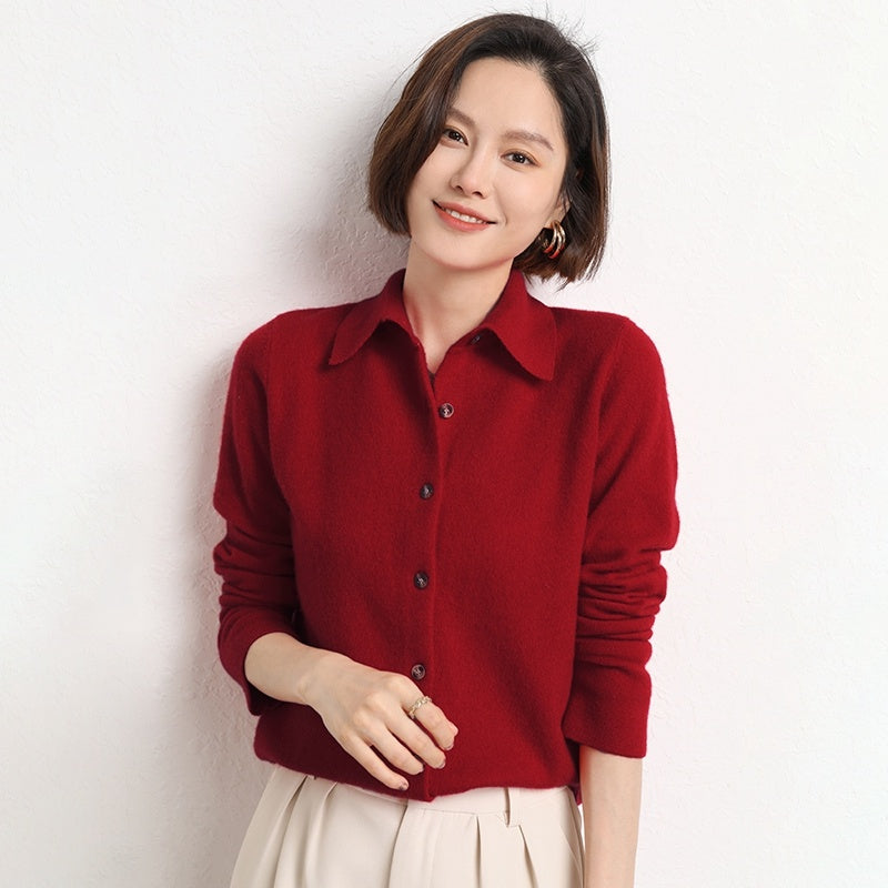 Loose Temperament Versatile Inner Match Lapel Loose Fashion Coat