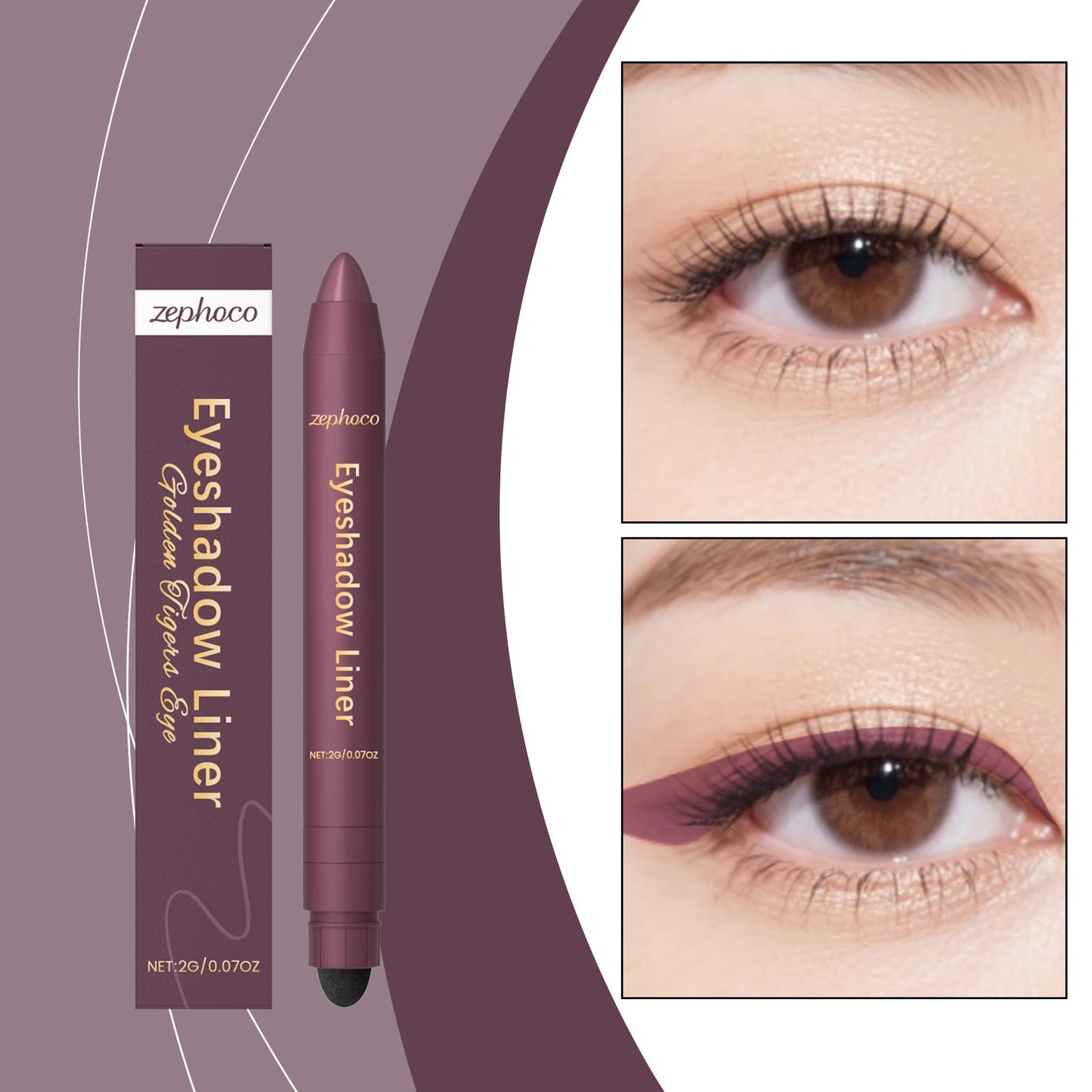 2-in-1 Eyeliner Pencil Golden Tiger's Eye
