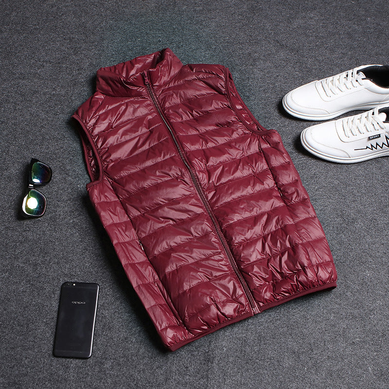 Men's Lightweight Cotton-Padded Jacket with Hood