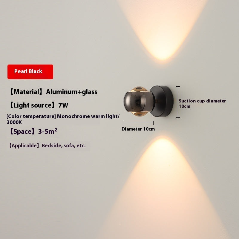 Modern Minimalist Creative Rotatable Bedside Wall Lamp