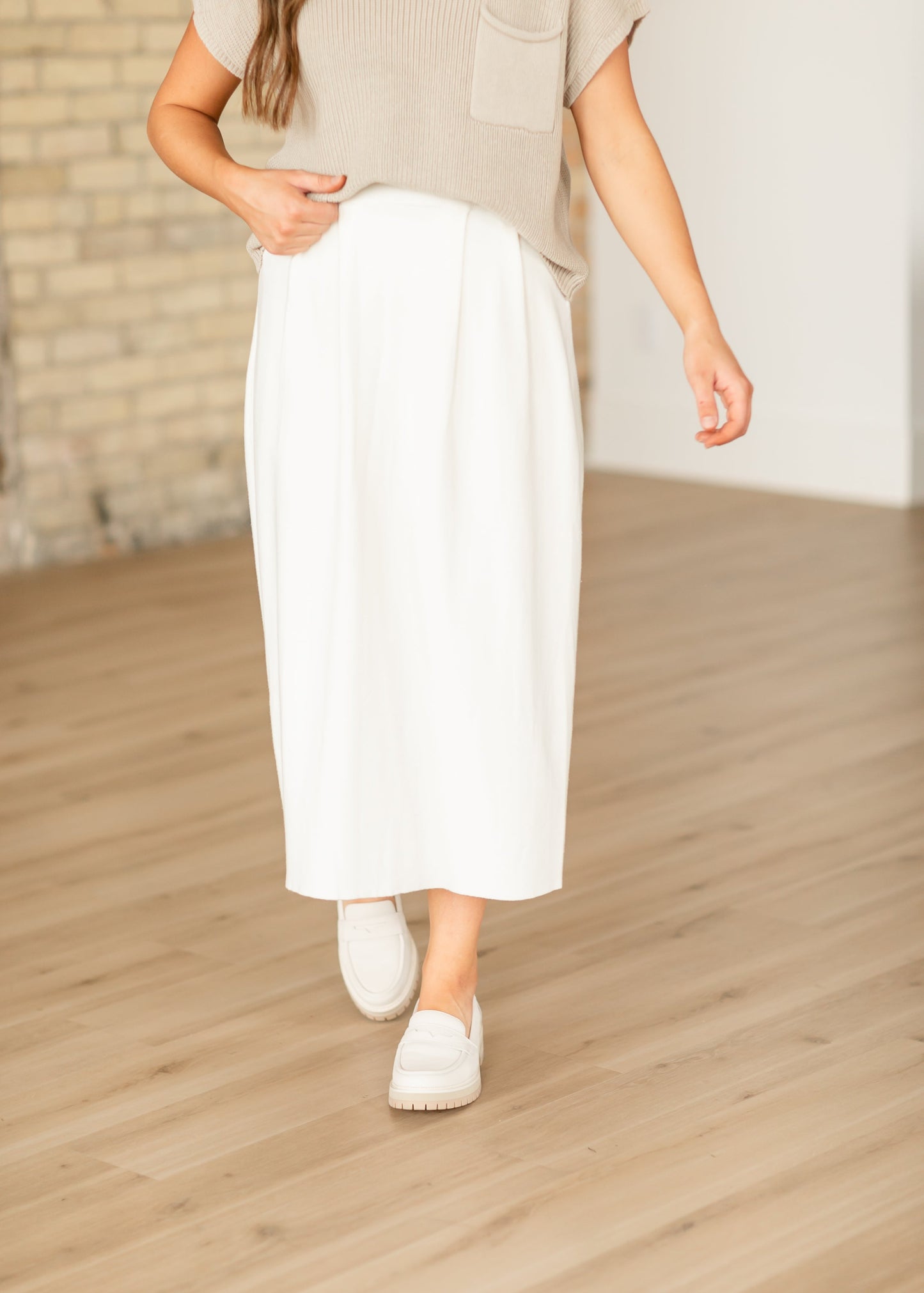 Danya Knit Sweater Set Top + Skirt