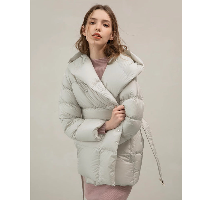 Women's Waist-Defining Short Down Jacket 2023