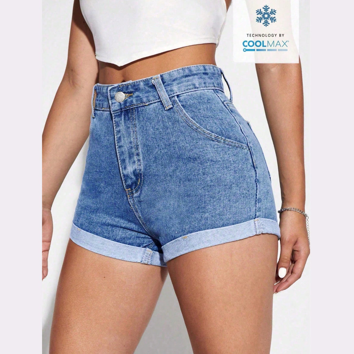 New 2026 Summer Wide-Leg Denim Shorts
