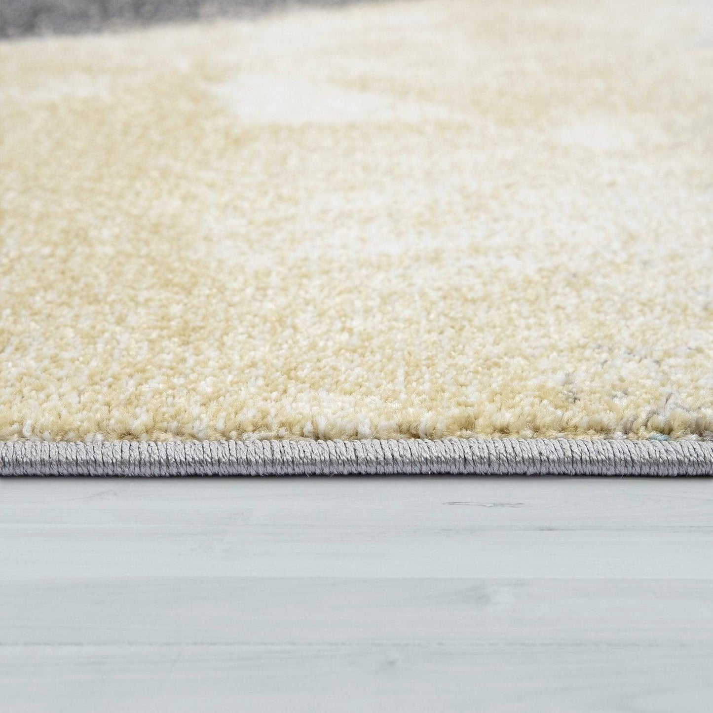 Designer Rug For Living Room, Pastel Colours, Colour Gradients, Abstract In Yellow