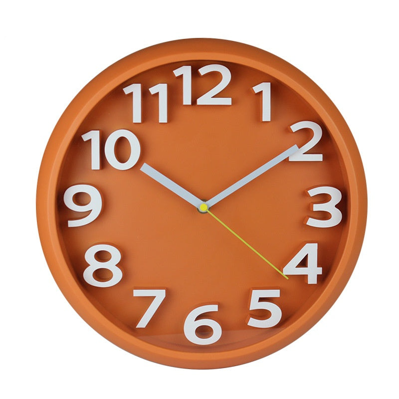 Creative Home Round Stereo Digital Wall Clock