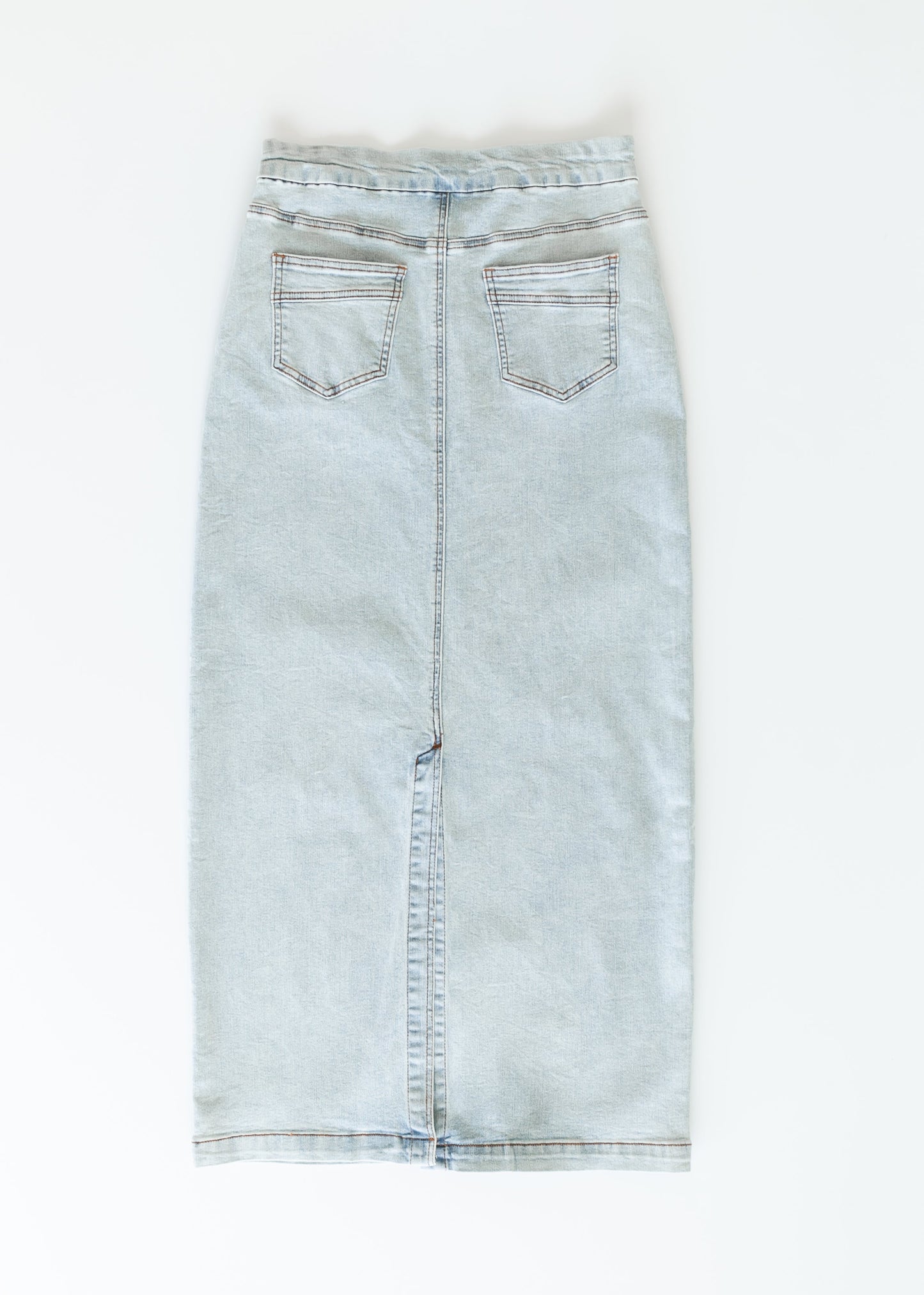Donna Maxi Denim Skirt
