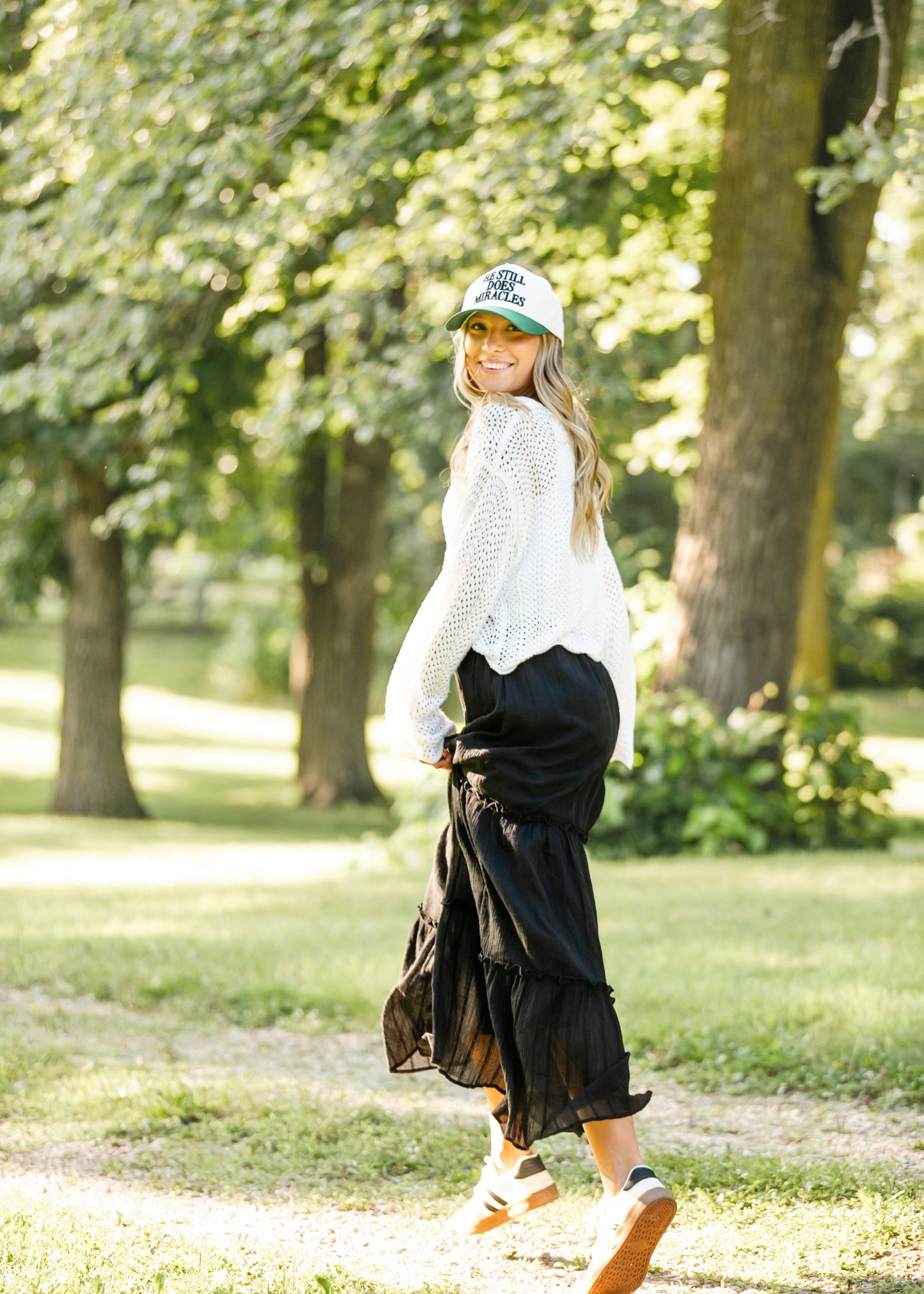 Serena Cotton Gauze Maxi Skirt