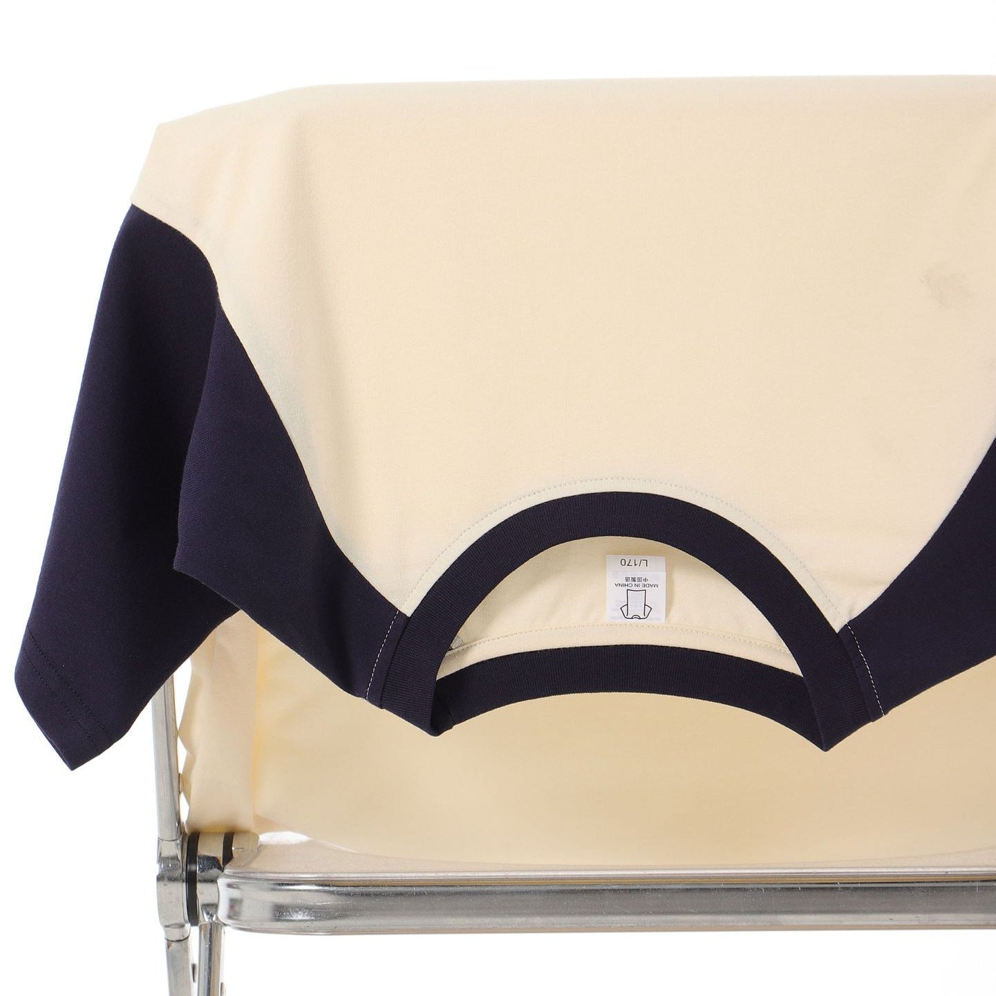 Summer 230g Contrast Color Raglan Sleeve T-shirt Men