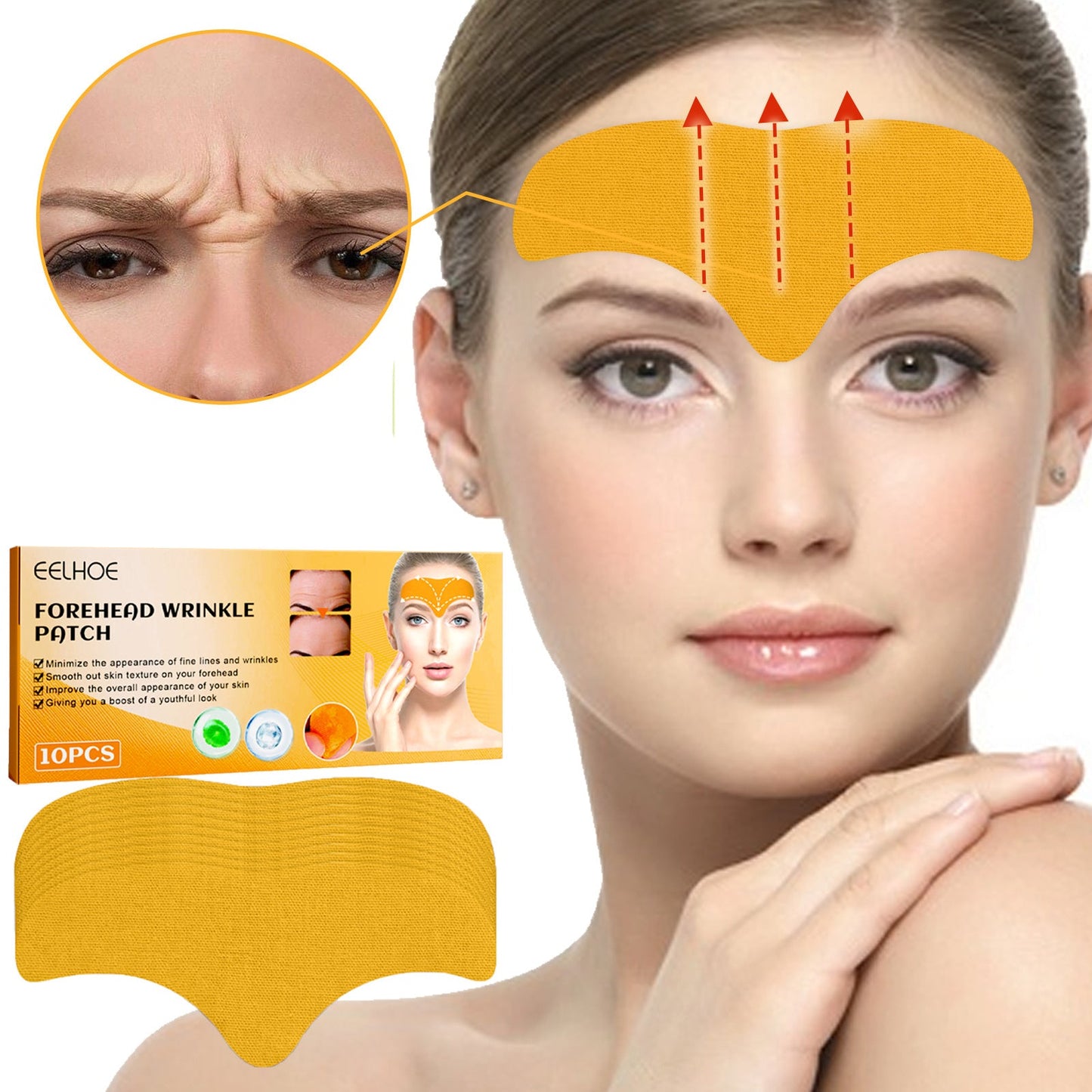 Orange Forehead Sticker