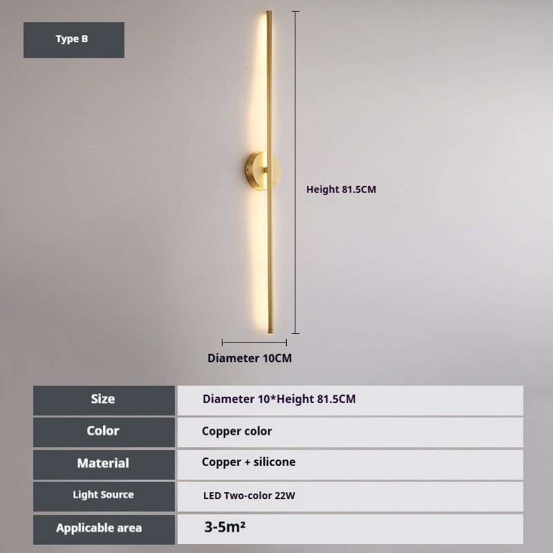 Creative Minimalist Background Wall Lamp