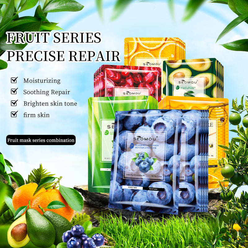 Honey Fullerene Water Locking Facial Mask 10pcs