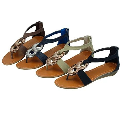 Double Mint Eye Candy Canvas Sandals
