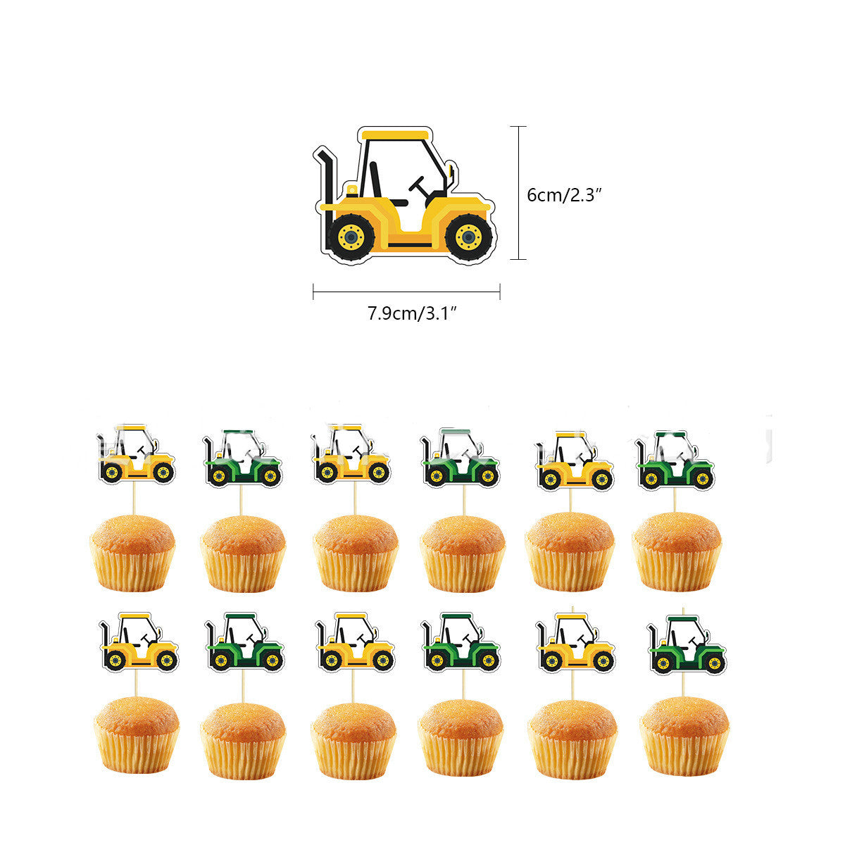 Tractor Theme Birthday Party Decoration Letters Hanging Flag Layout Supplies