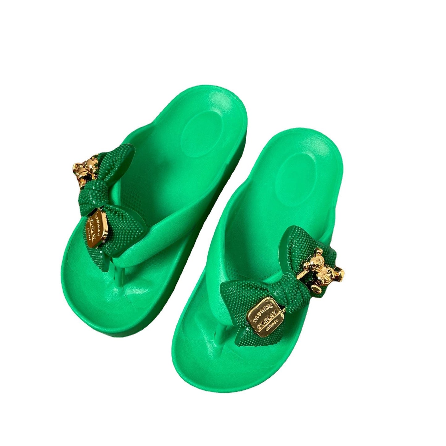 Thick-soled Deodorant Butterfly Bear Eva Slippers