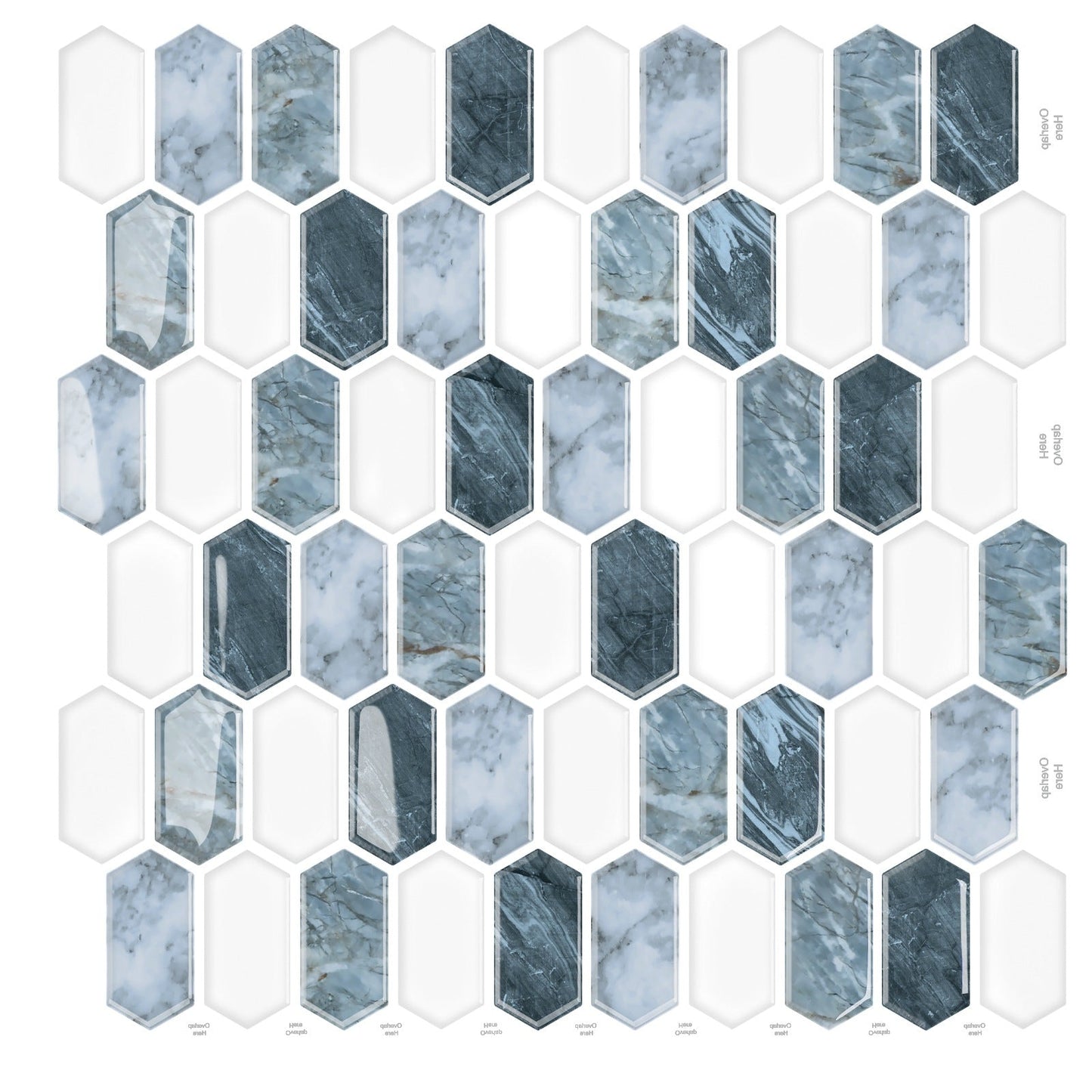 3D Self-adhesive Crystal Epoxy Wall Stickers For Kitchen Decor