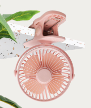 USB Mini Clip Fan - Silent Rechargeable For Dorms
