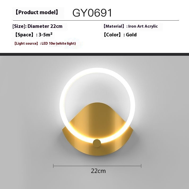 Creative Wall Lamp Simple Modern Bedroom Bedside Lamp