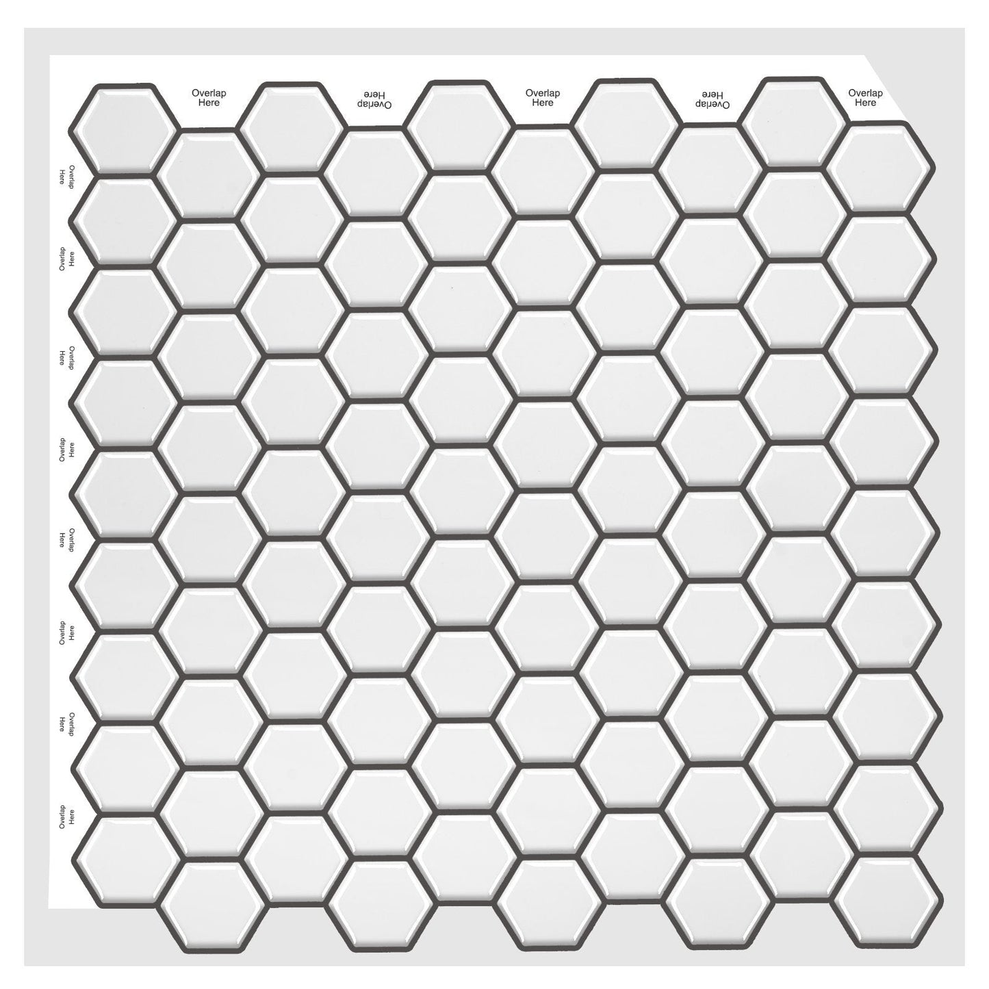 3D Self-adhesive Crystal Epoxy Wall Stickers For Kitchen Decor