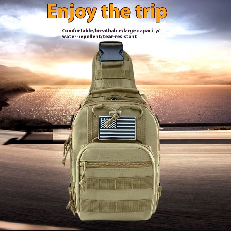 Men's Oxford Cloth Camouflage Waterproof Shoulder Messenger Bag