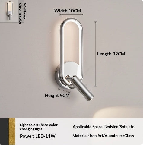 Rotating Touch-Control Creative Wall Light For The Bedside