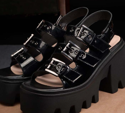 2019 Women's Retro Open-Toe Wedge Sandals (Comfort)